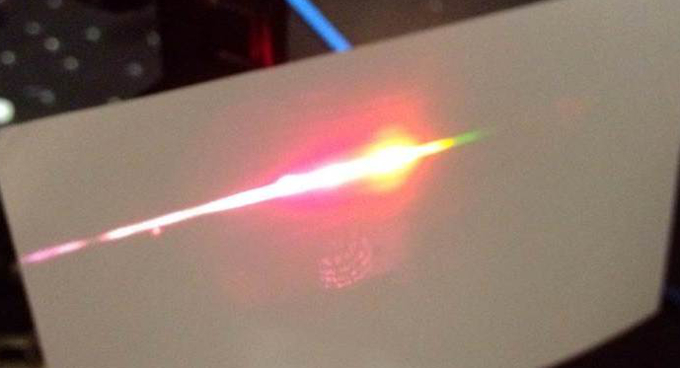 Rainbow laser